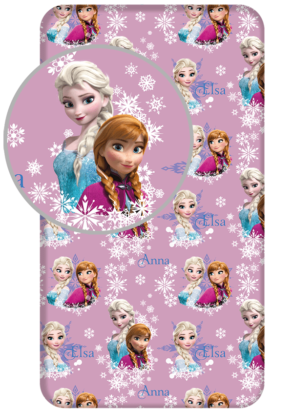 Frozen Hoeslaken Anna & Elsa 90 x 200 cm