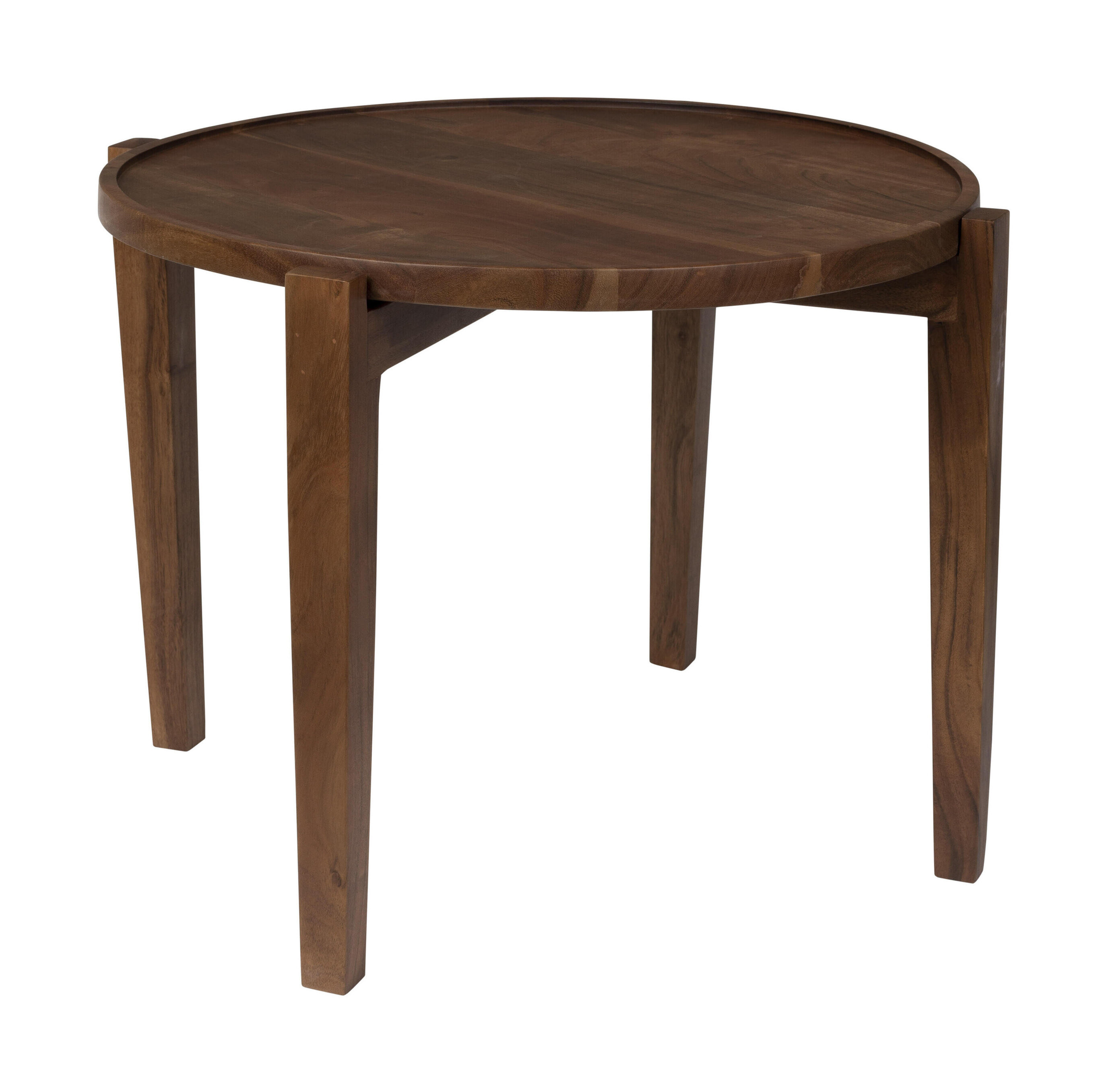 Dutchbone Salontafel Shane Acaciahout, 59cm - Bruin - Rond