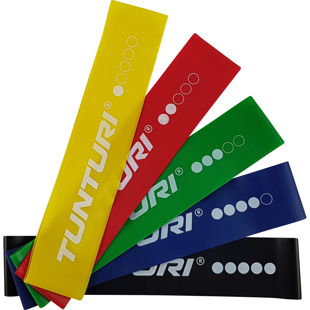 Tunturi Mini Resistance Band Set 5stuks