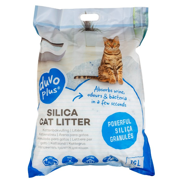 Kattenbakvulling Premium Silica - 16 liter