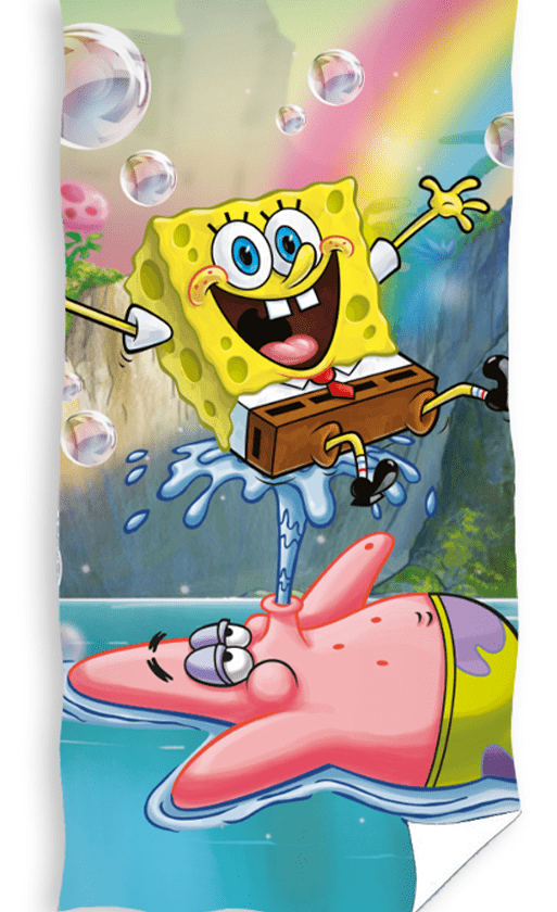 Spongebob Handddoek 70 x 140 cm katoen