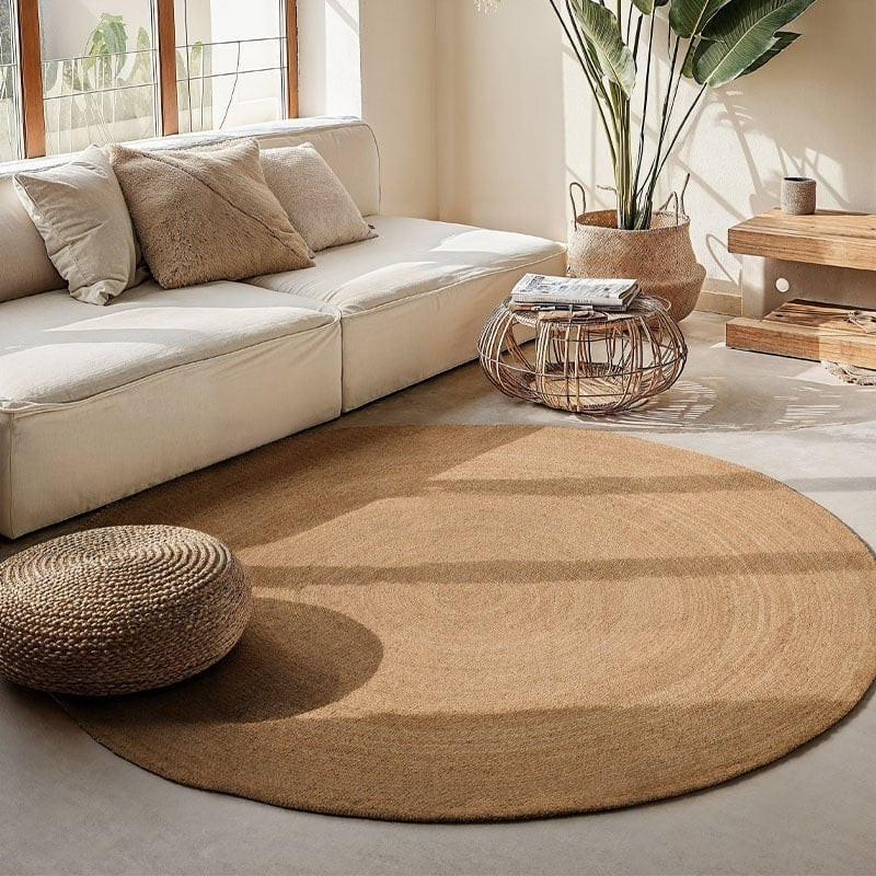 Jute Vloerkleed Geweven - Hanse Home - Rond - Dekbed-Discounter.nl