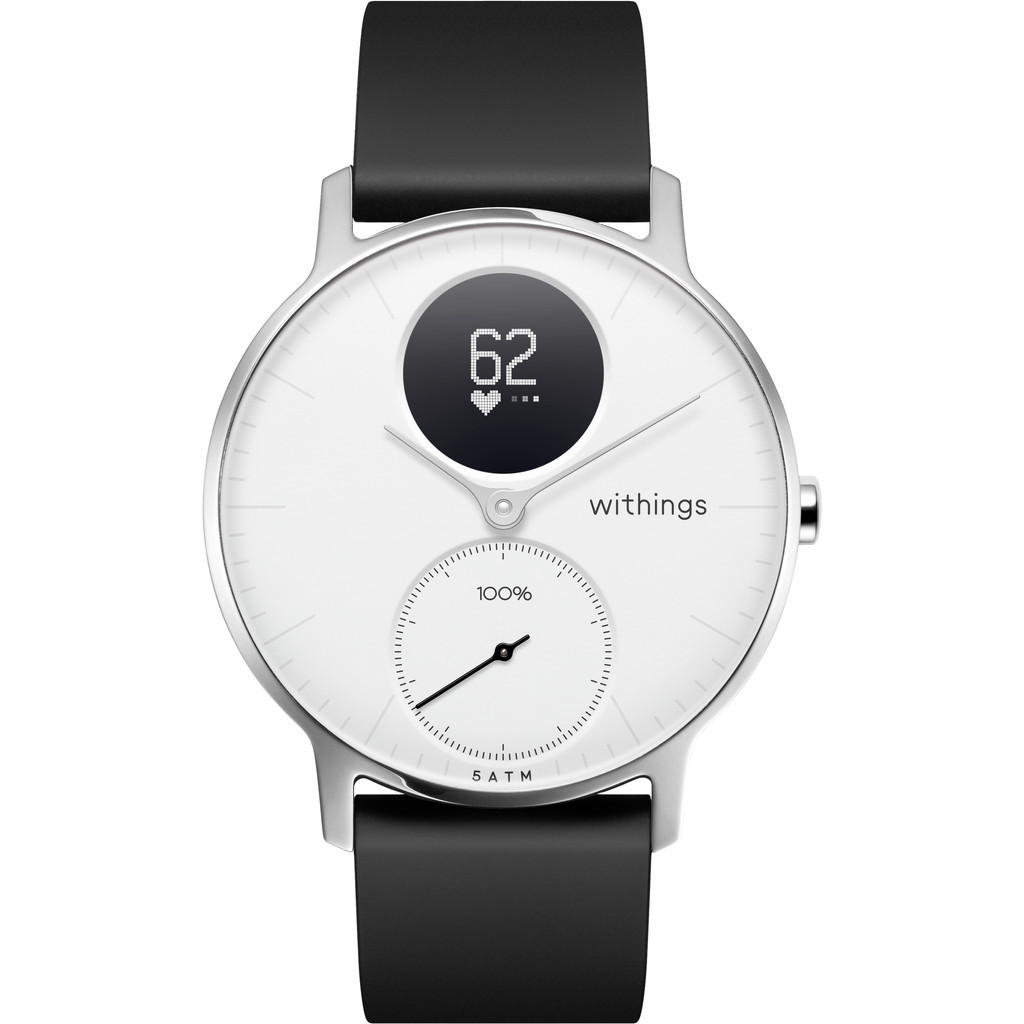 Withings Steel HR Zilver/Wit 36 mm