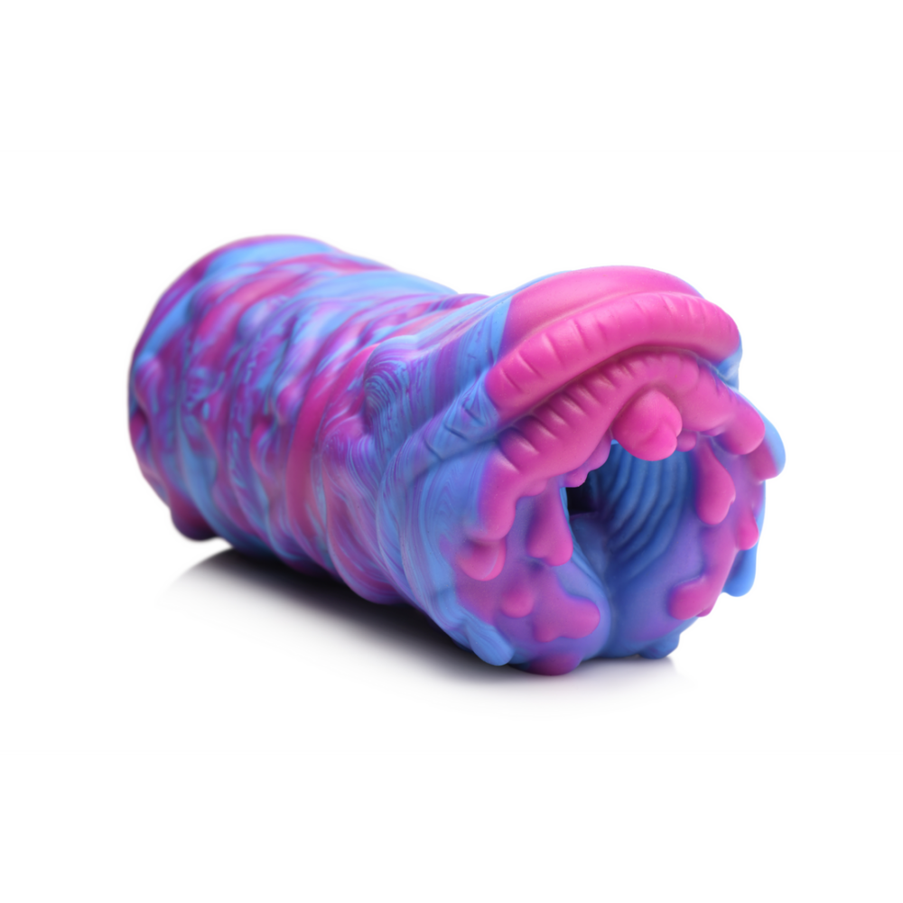 XR Brands Cyclone - Silicone Alien Vagina Stroker - Purple