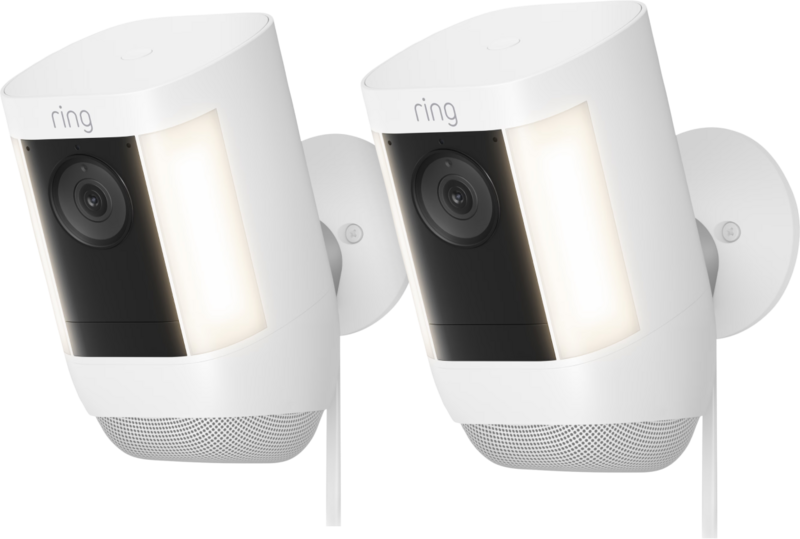 Ring Spotlight Cam Pro - Plug In - Wit - 2-pack