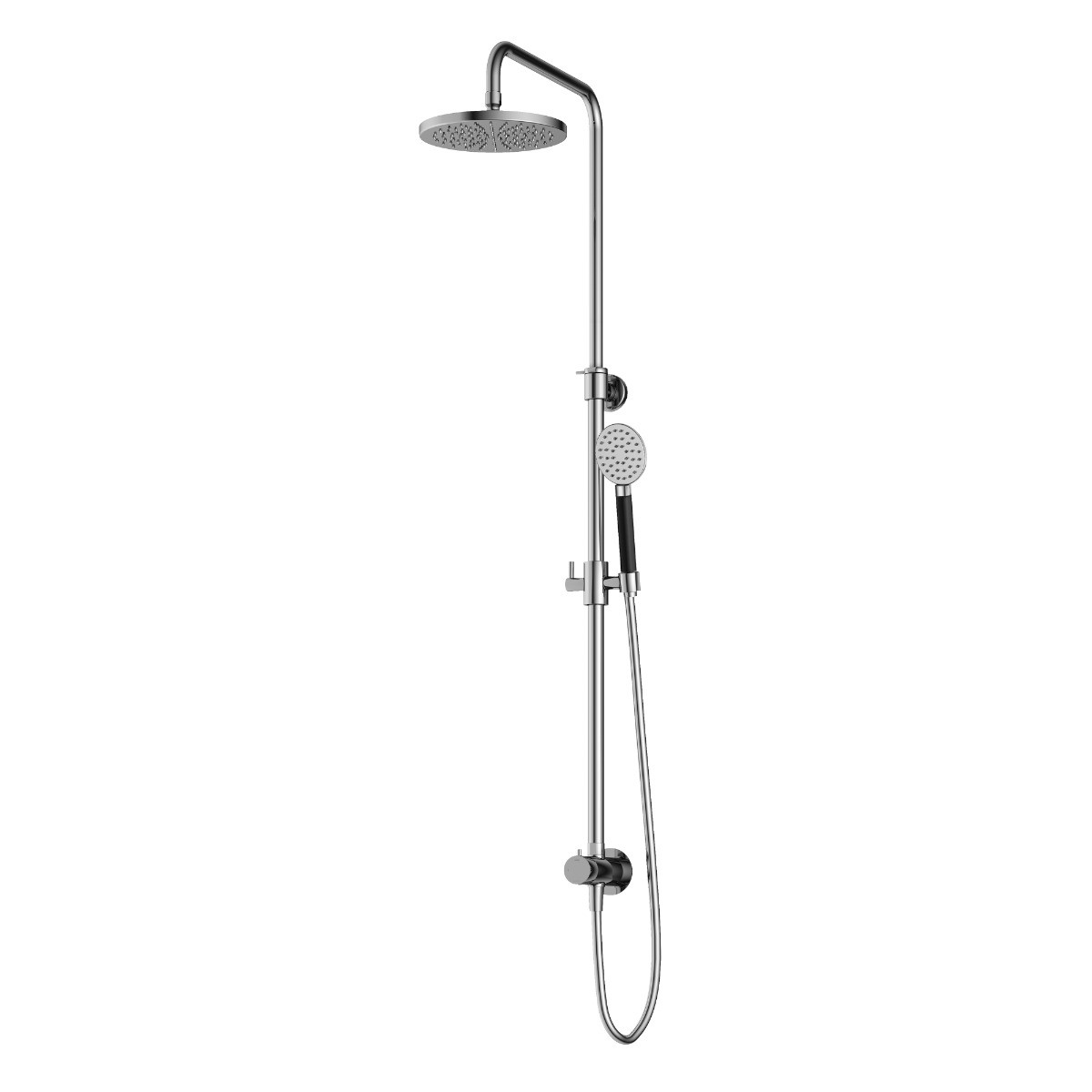 Hotbath Cobber M438 stortdouche met ronde handdouche en 20cm hoofddouche chroom