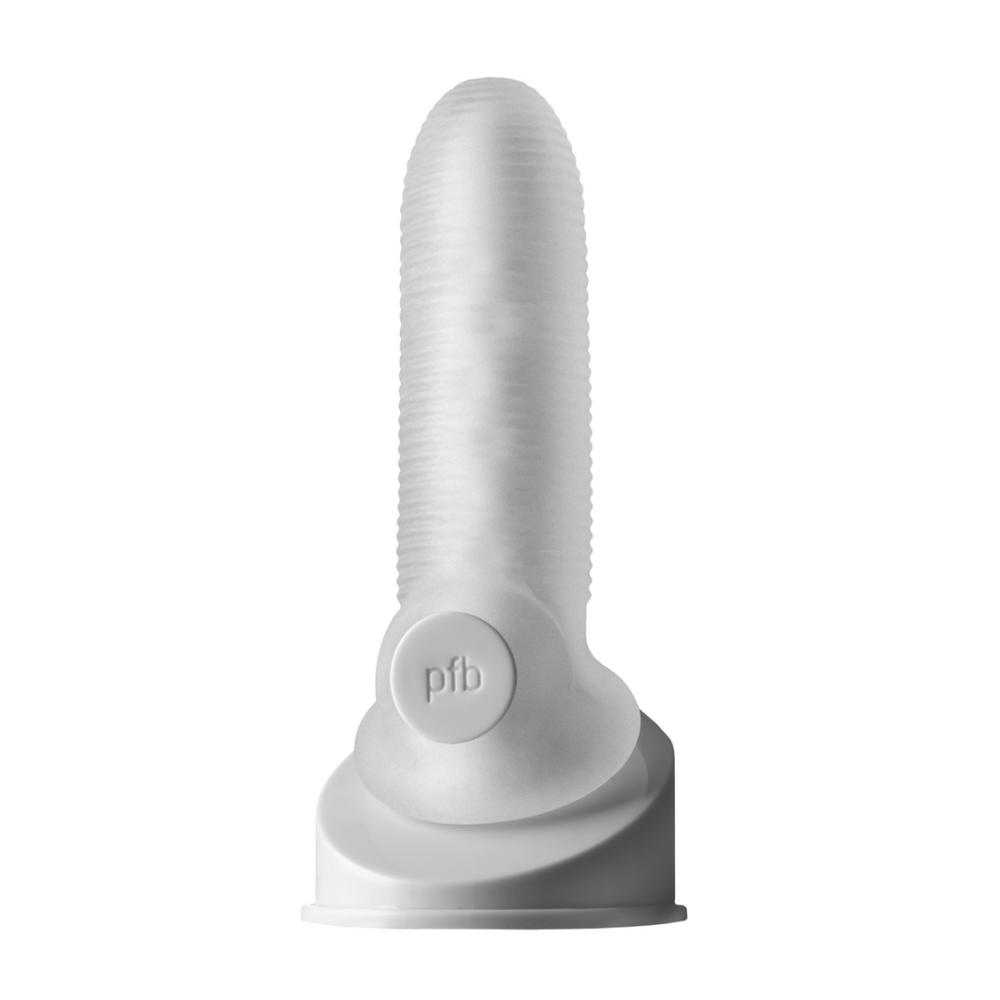 PerfectFitBrand Fat Boy Micro Ribbed Sheath - Dildo - 6 / 14 cm