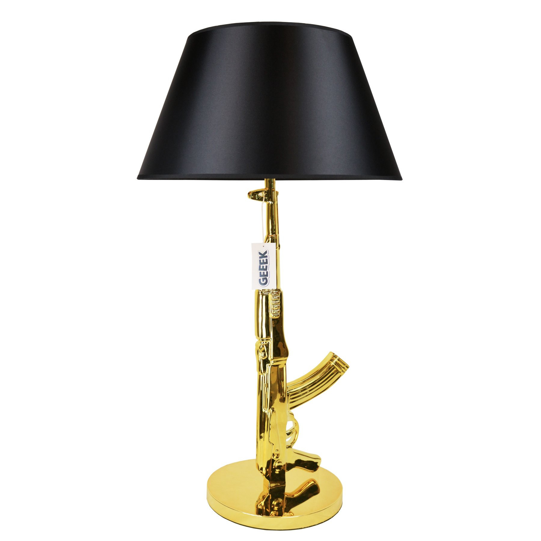 Tafellamp Vloerlamp AK-47 Gun Lamp Goud