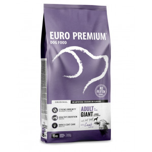 Euro Premium Adult Giant w/Lamb & Rice hondenvoer 2 x 15 kg