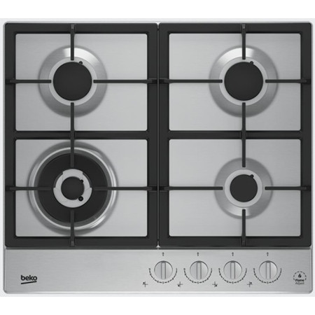 Beko HIAW 64325 SX NL Gaskookplaat