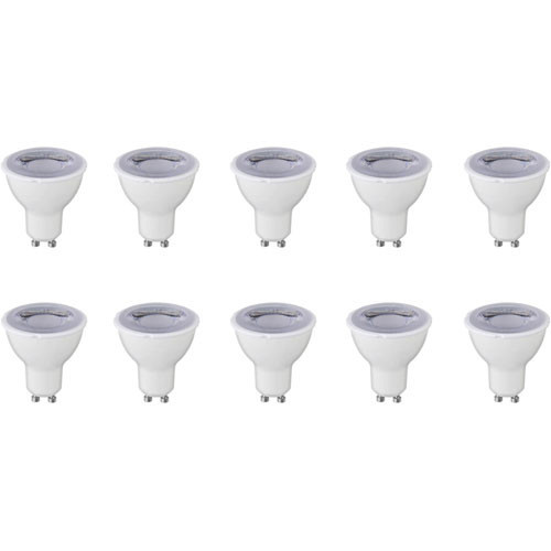 LED Spot 10 Pack - GU10 Fitting - Dimbaar - 6W - Helder/Koud Wit 6400K