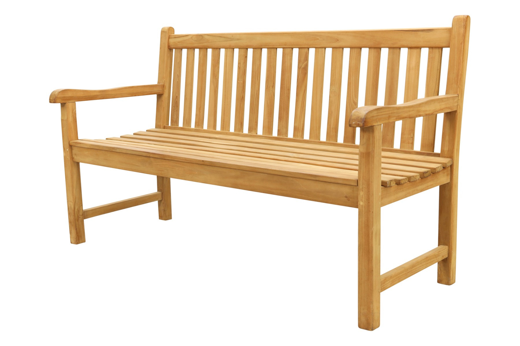 Teak houten tuinbank Bison - 150 cm.