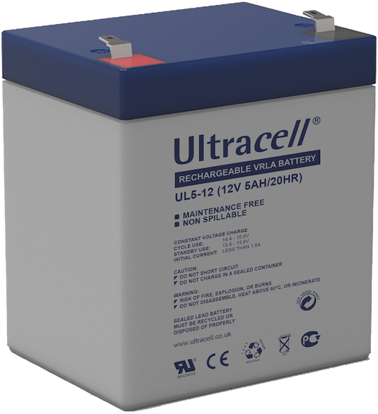 Ultracell loodaccu 12v 5Ah