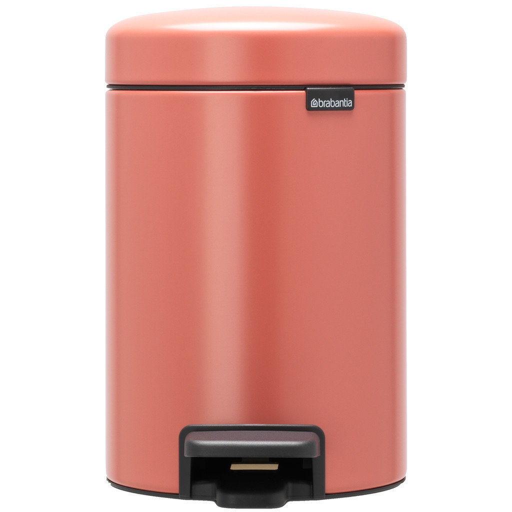 Brabantia NewIcon Pedaalemmer 3 Liter Terracotta Pink