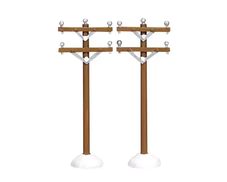 Lemax Telephone poles - Set of 2