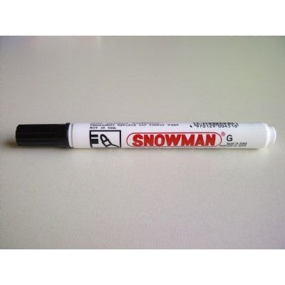 Stift Snowman NG-12 zwart permanent mark - 110 stuks