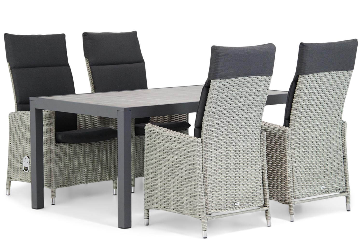 Garden Collections Madera/Residence 164 cm dining tuinset 5-delig