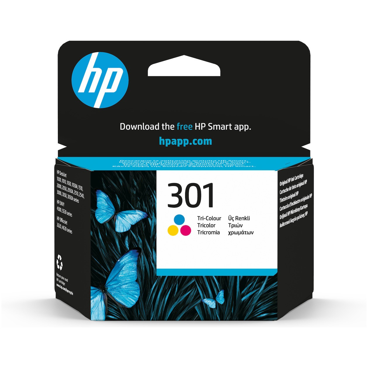 HP 301 Cartridge Inkt