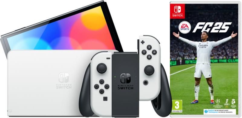 Nintendo Switch OLED Wit + EA Sports FC 25