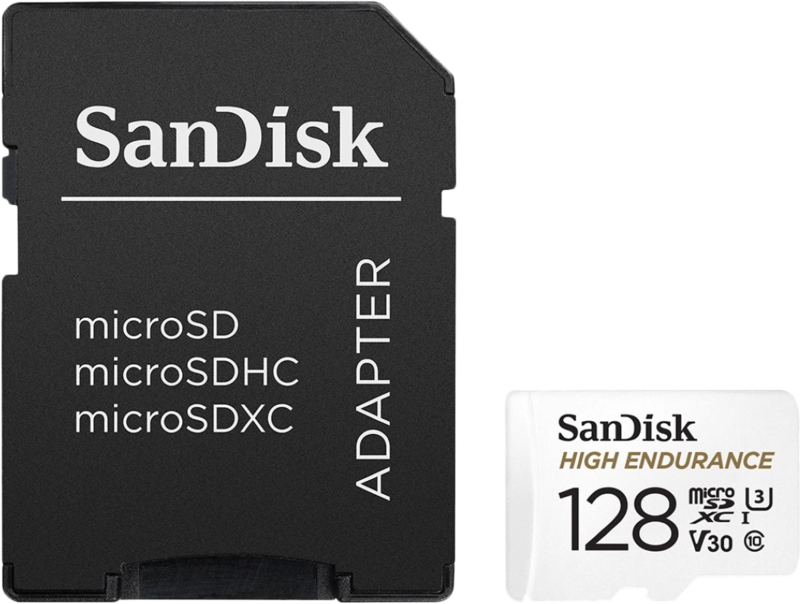 Sandisk Micro SDXC High Endurance 128GB 100MB/s + Adapter