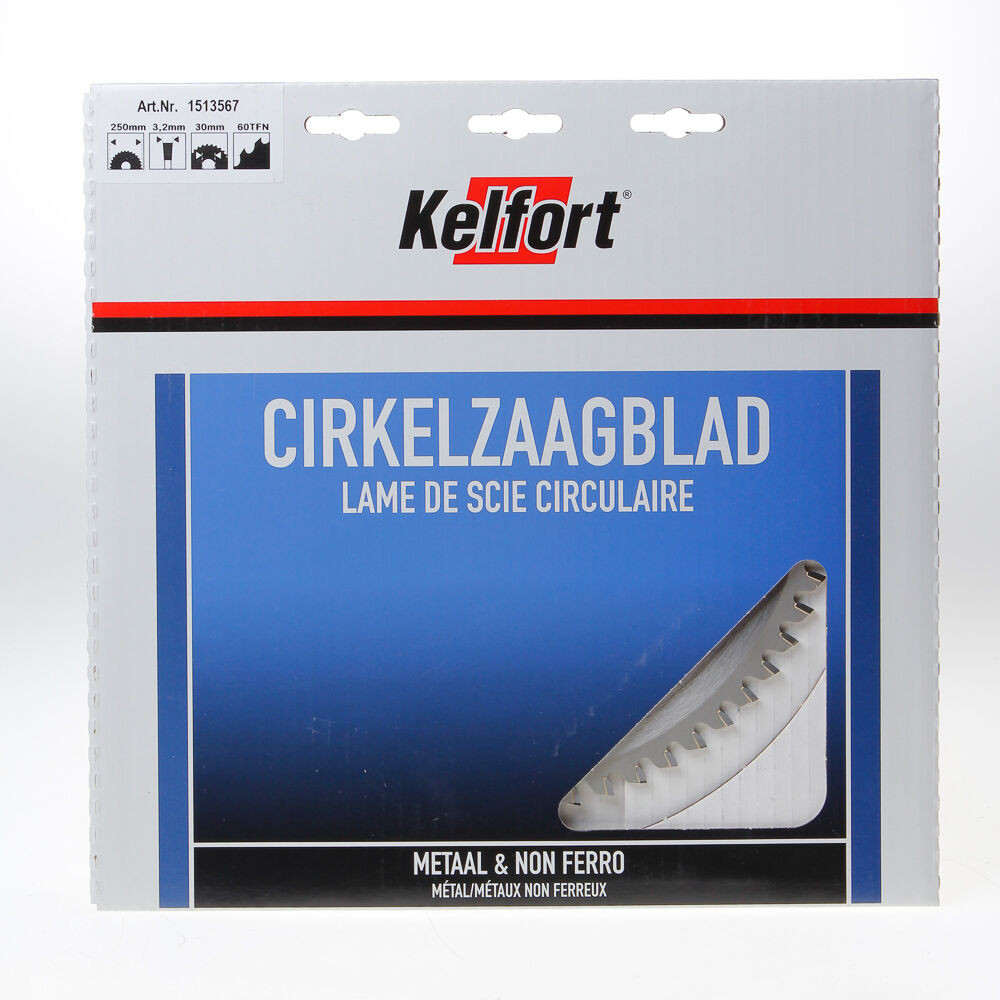 Cirkelz.blad metaal 250x30 60t