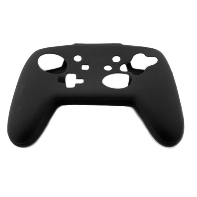 Silicone Beschermhoes Skin voor Nintendo Switch Pro Controller - Zwart