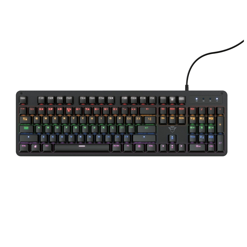 Trust GXT 863 Mazz Mechanisch Gaming Toetsenbord Qwerty