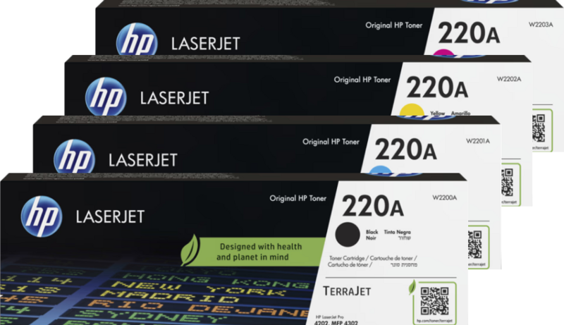 HP 220A LaserJet Toner Combo Pack