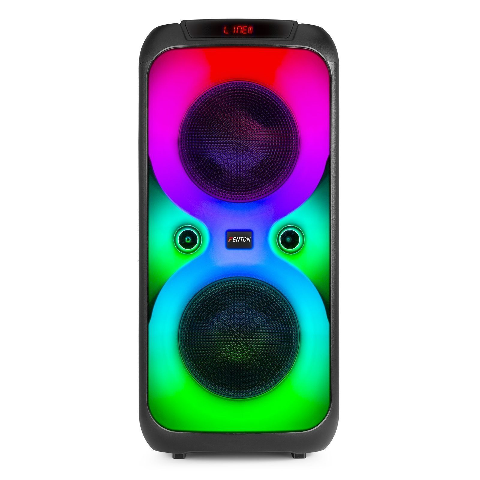 Retourdeal - Fenton BoomBox540 - Accu partybox met LED&apos;s en microfoon