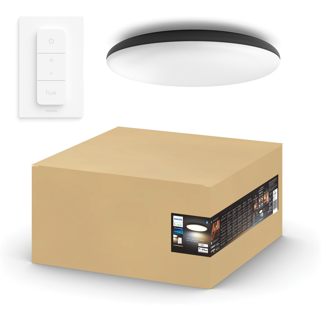 Philips Hue Cher plafondlamp White Ambiance Zwart