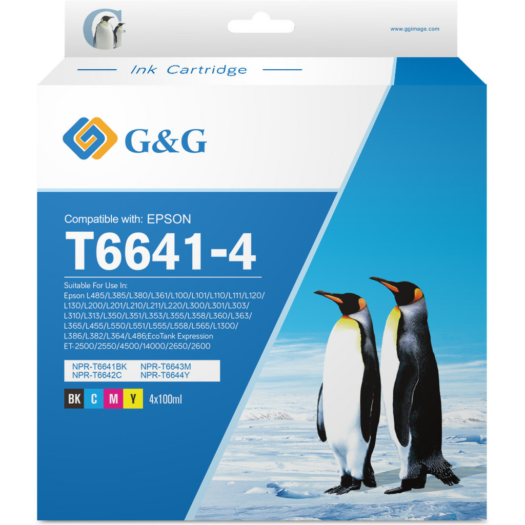 G&G T664 Inketflesjes Combo Pack