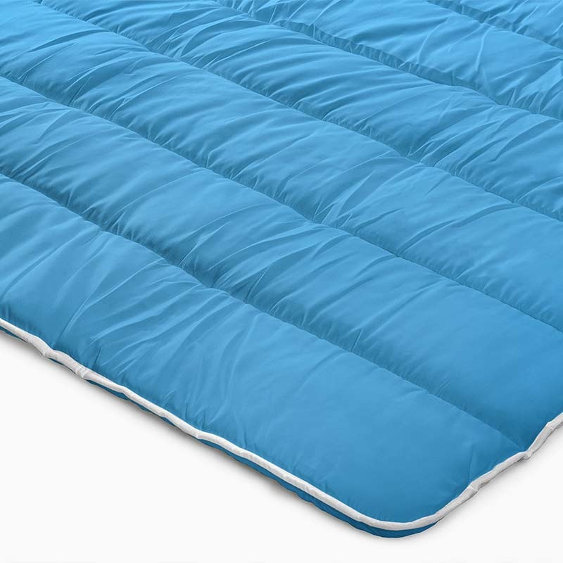 Dekbed Lazy Blauw Maat: 200 x 200 - 200x200 cm (Tweepersoons) - Sleeptime - 400 gram - Dekbed-Discounter.nl