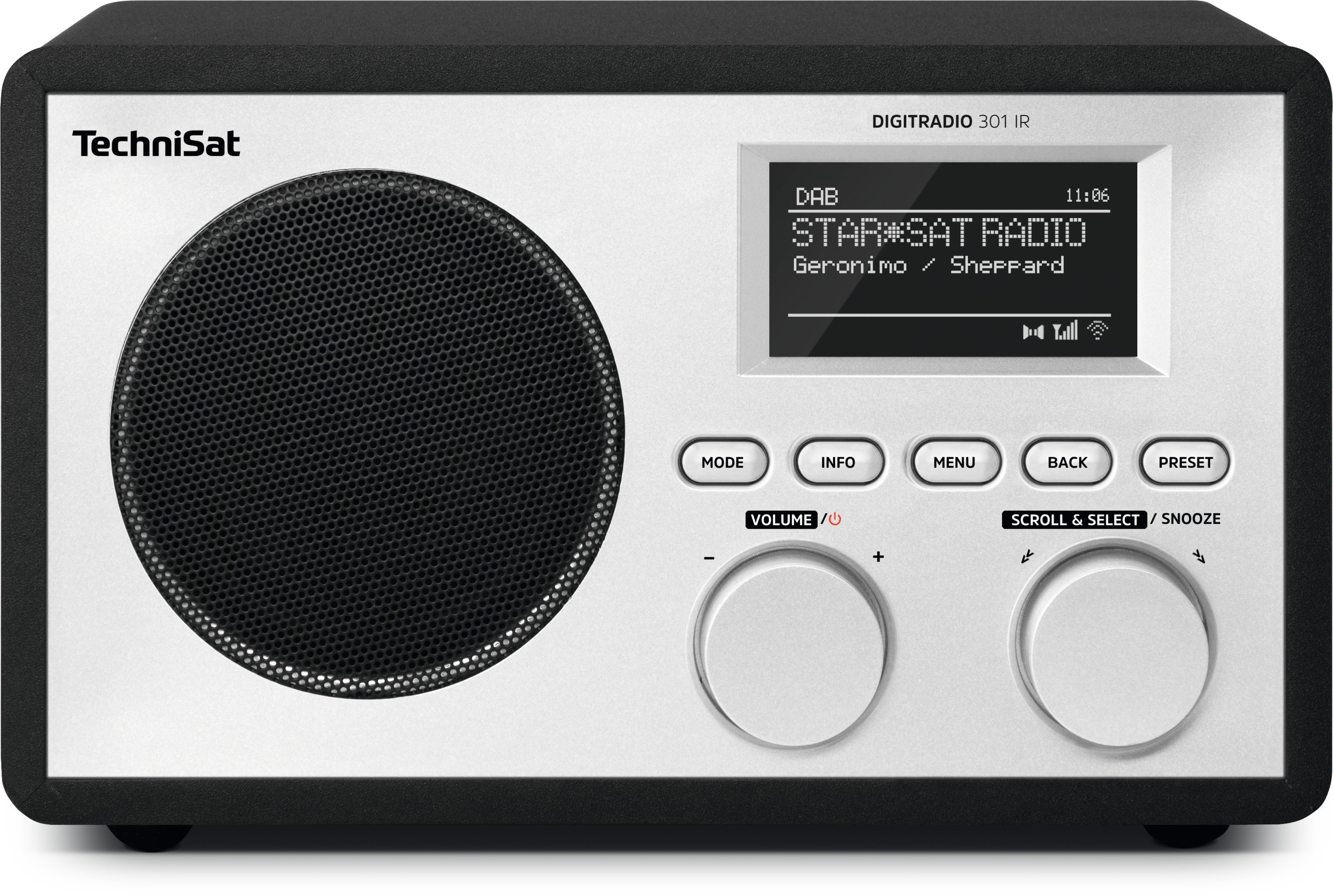 TechniSat DigitRadio 301 IR Hybride radio Zwart