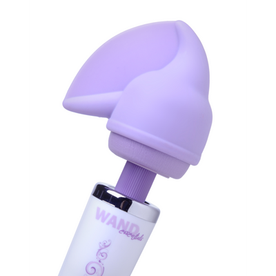 XR Brands Flutter Tip Silicone Wand Attachment - Purple