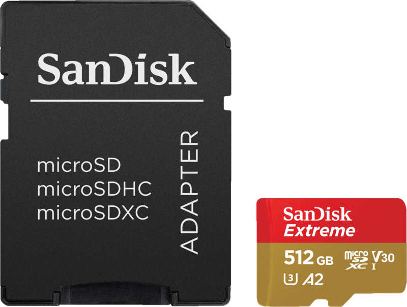 SanDisk MicroSDXC Extreme 512GB 190mb/s