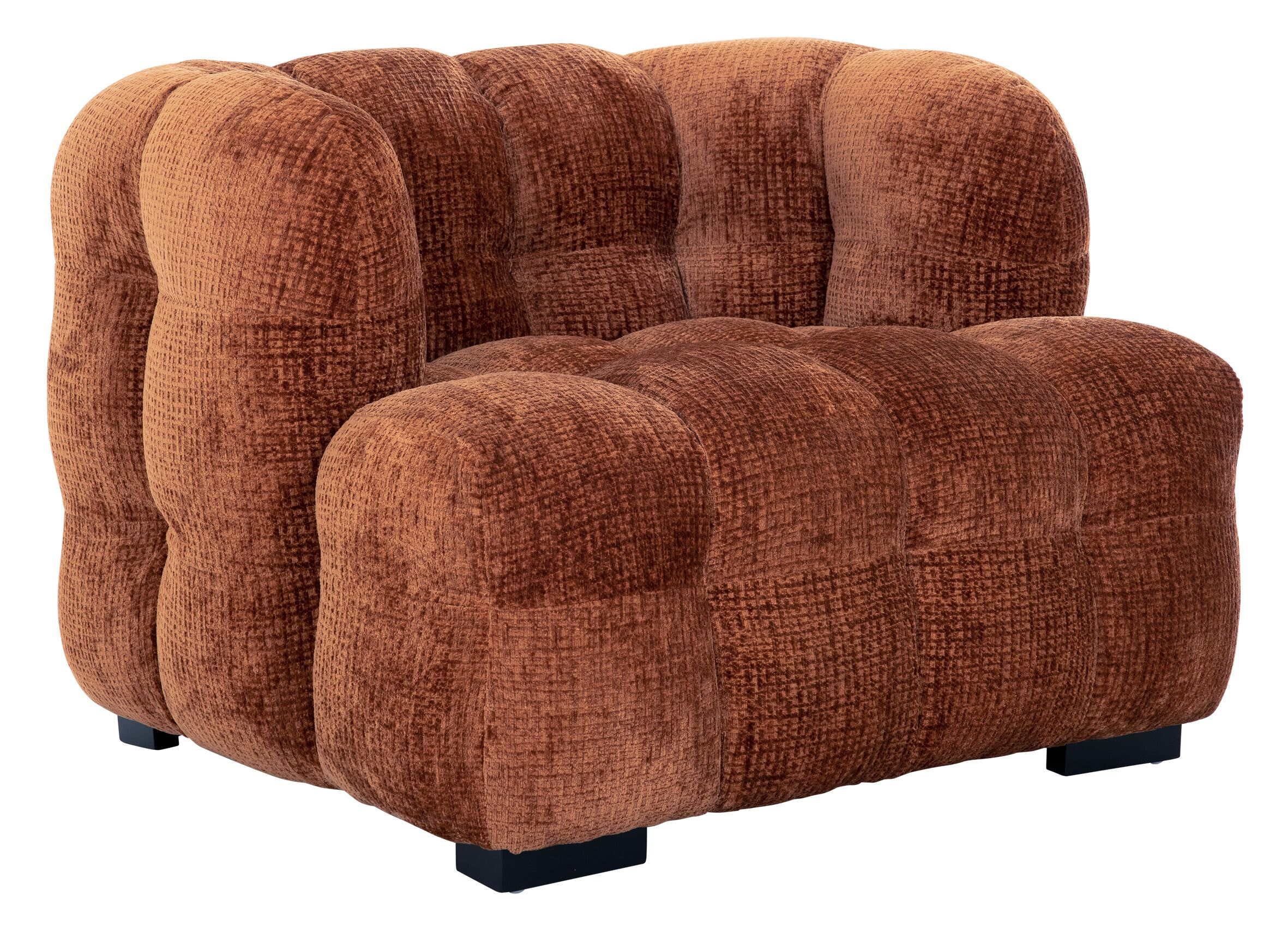 MUST Living Fauteuil Mars Chenille - Cinnamon