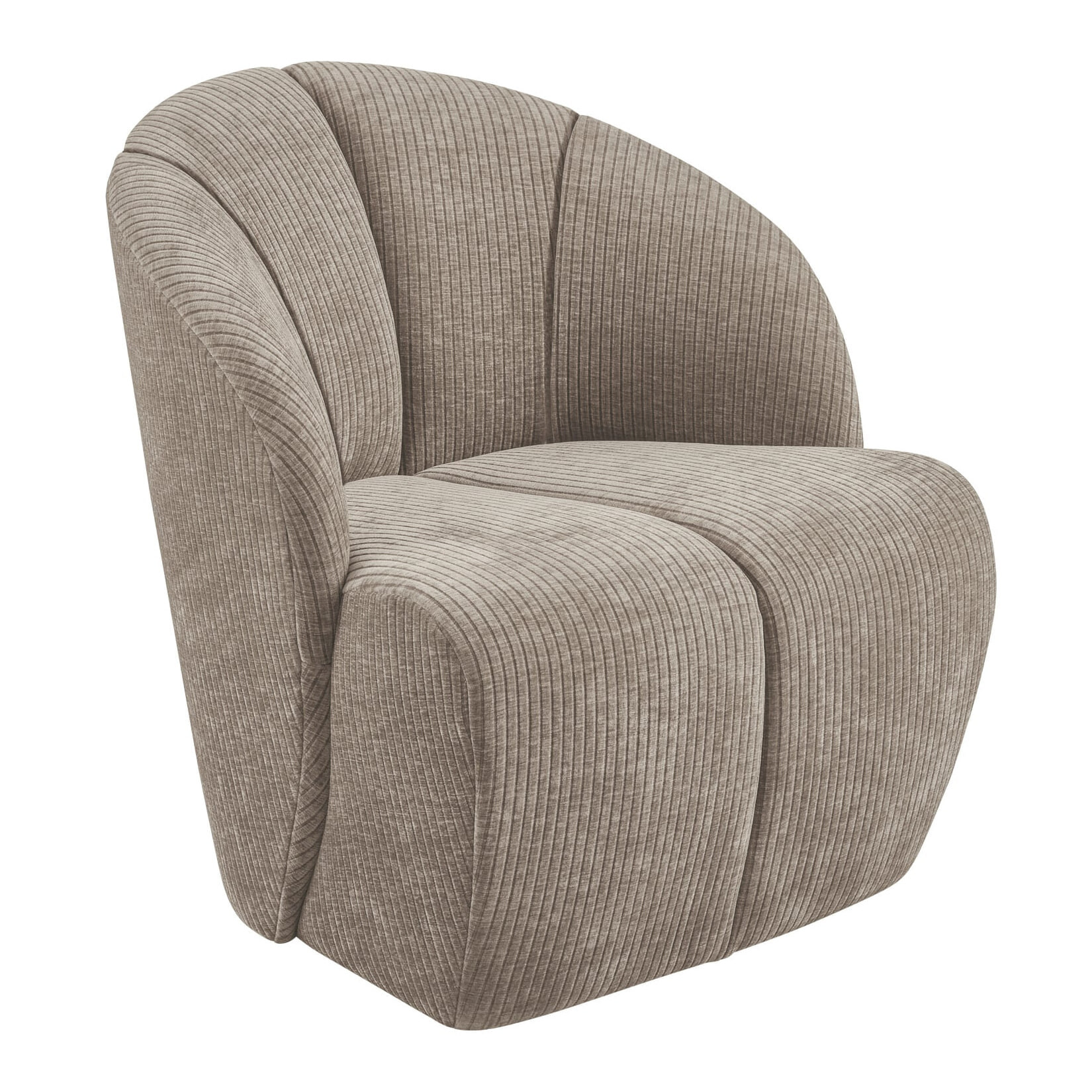 WOOOD Exclusive Draaifauteuil Mojo Geweven Rib