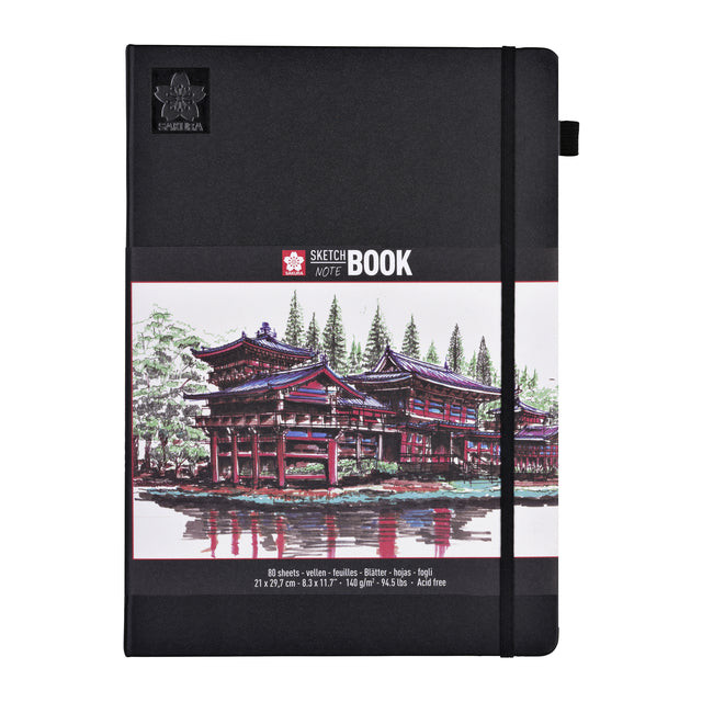 Schets-notitieboek Sakura A4 wit | 5 stuks