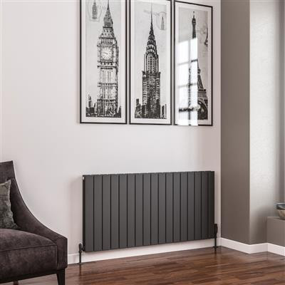 Eastbrook Addington type 20 radiator 125x60cm 1706W antraciet