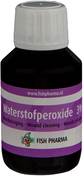 Fish Pharma Waterstofperoxide 3% - Reiniging & Desinfectie voor Vijvervissen, 100 ml