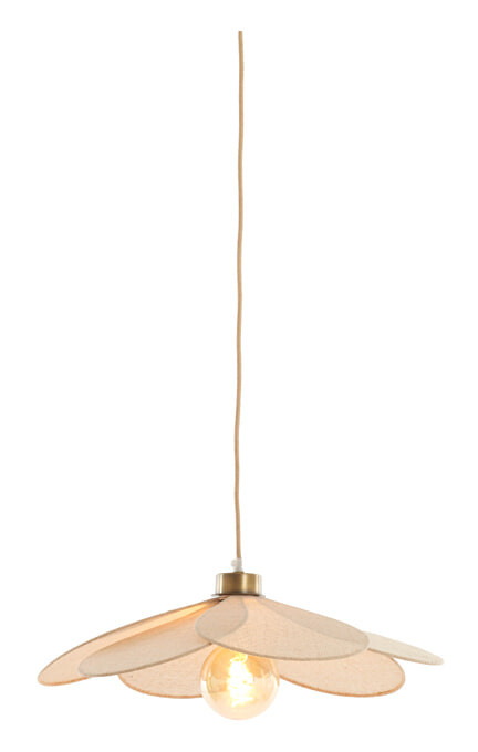 Light & Living Hanglamp Fyano - Zand