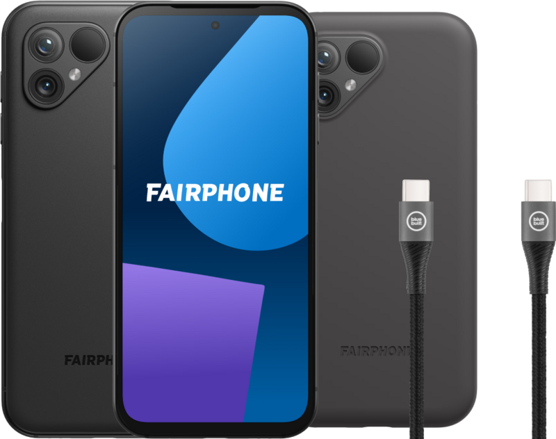 Fairphone 5 256GB Zwart 5G + Accessoirepakket