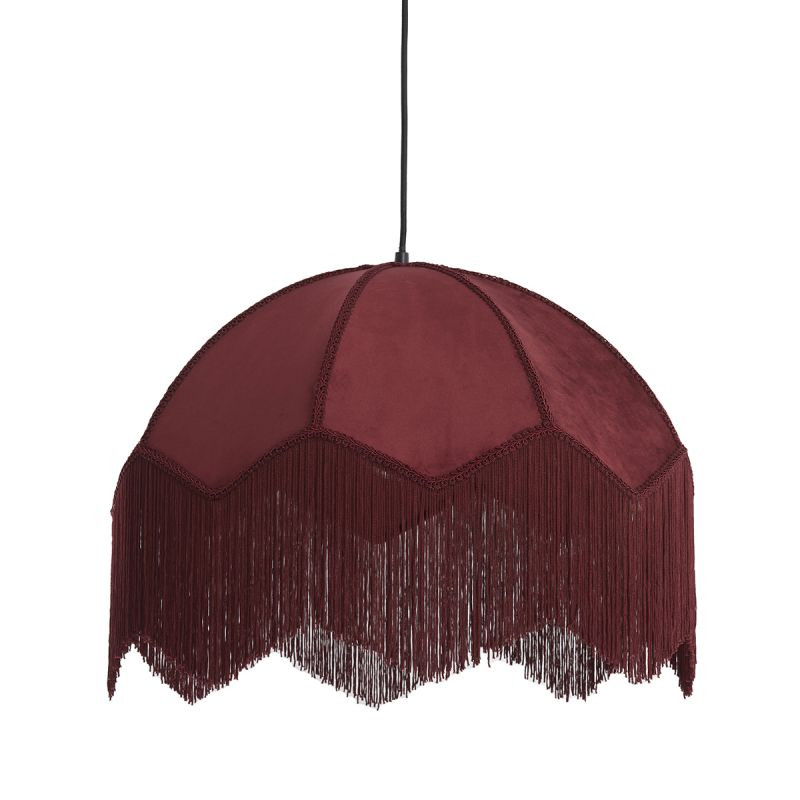 Hanglamp Malagia Velvet Bordeaux 60cm