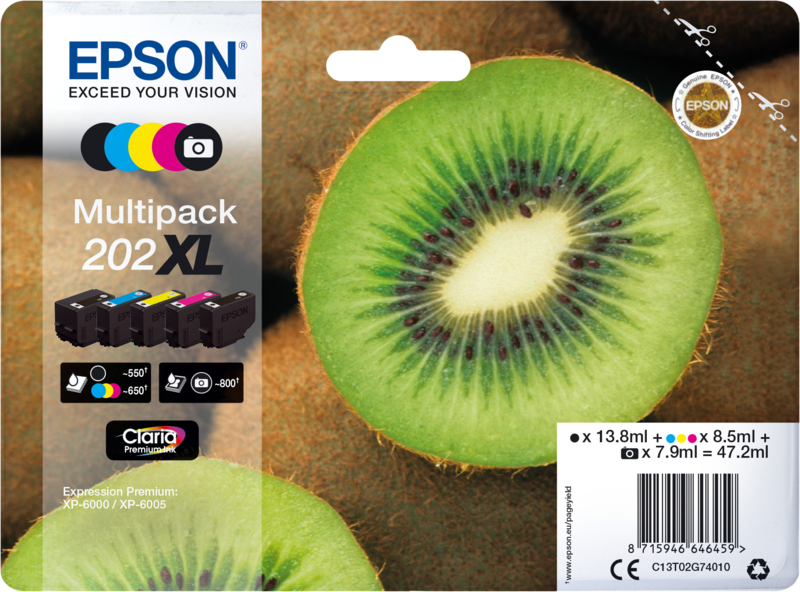 Epson 202XL Cartridges Combo Pack