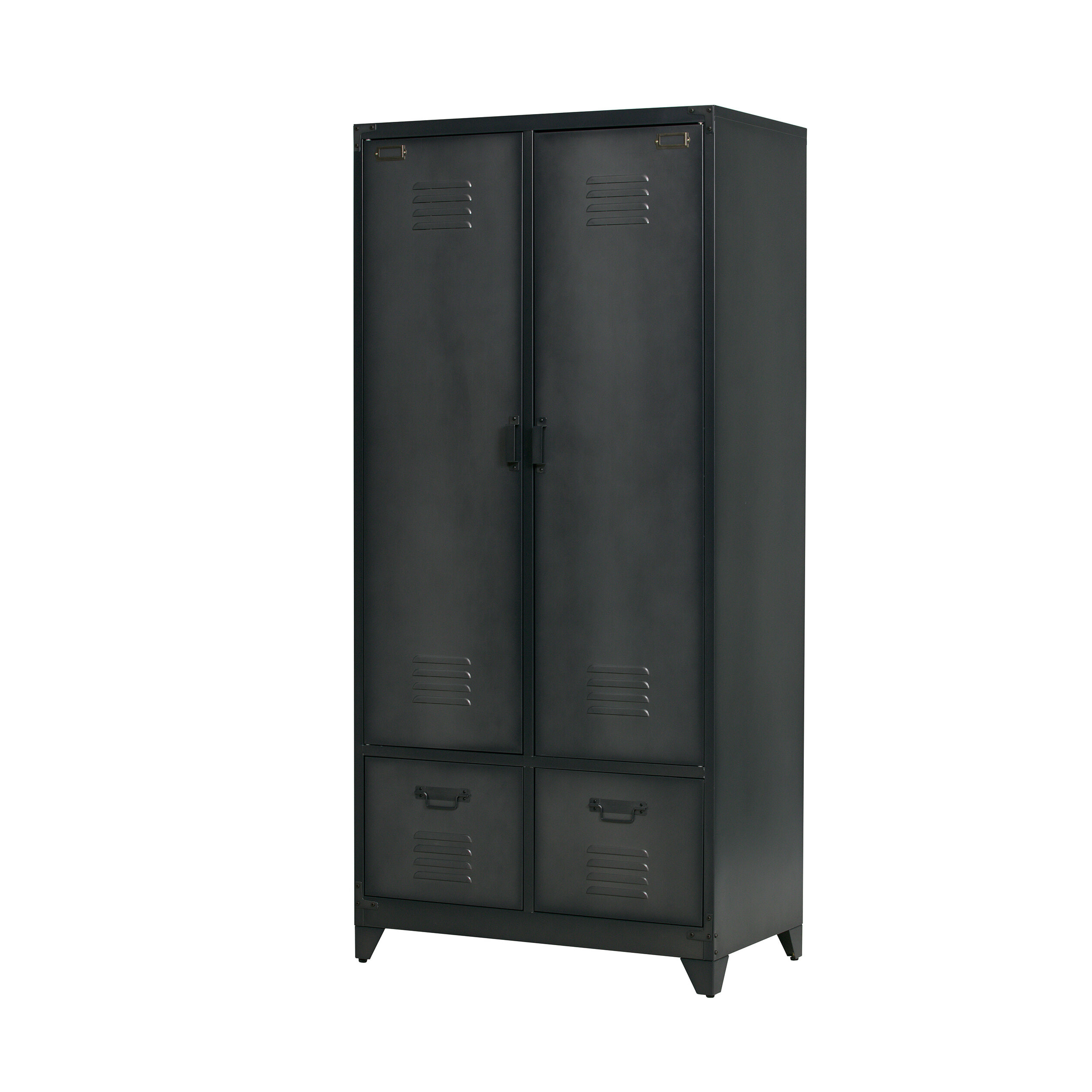 vtwonen Lockerkast Safe 190cm metaal - Zwart