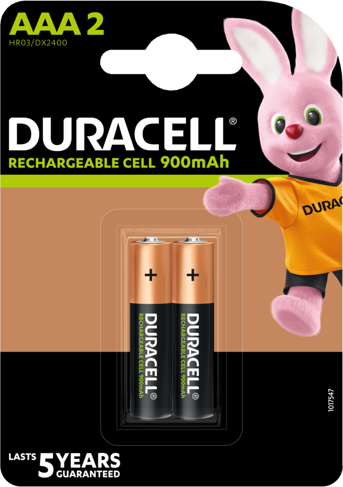 Duracell AAA 900mAh Stay Charged 2x