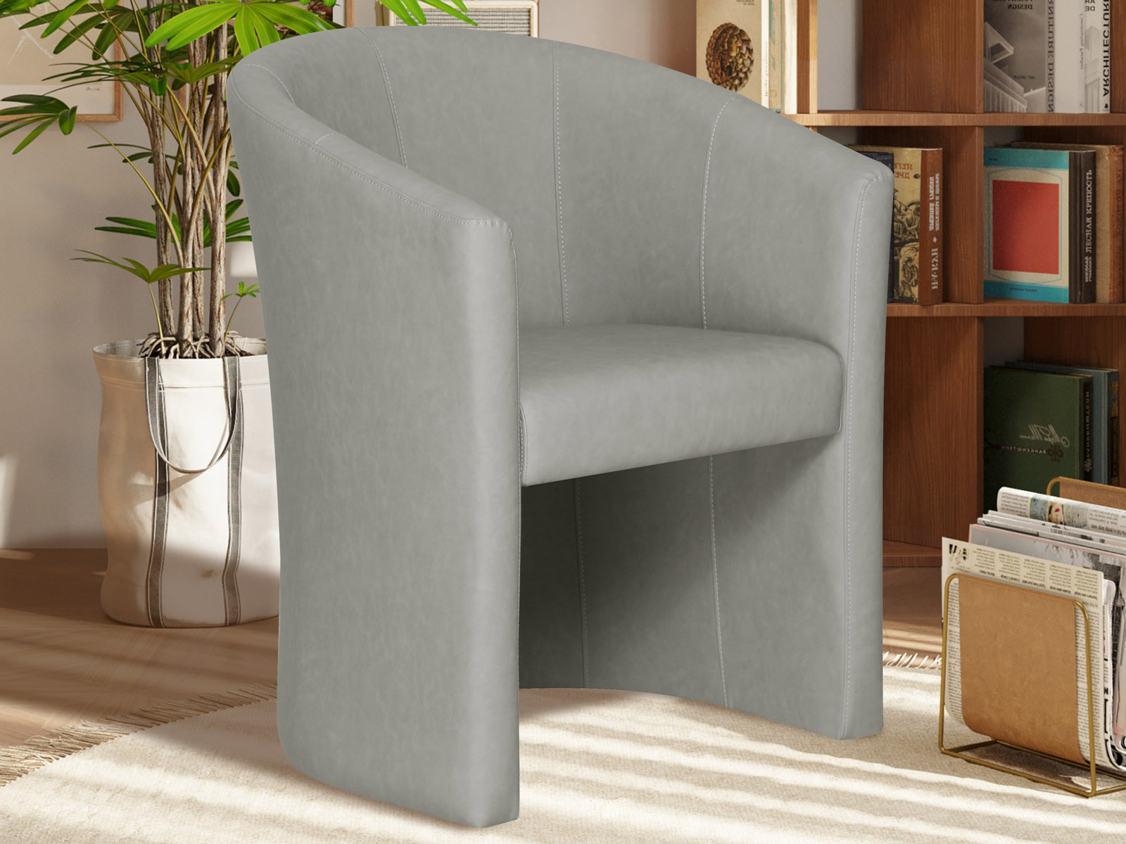 Fauteuil CARLOS lichtgrijs