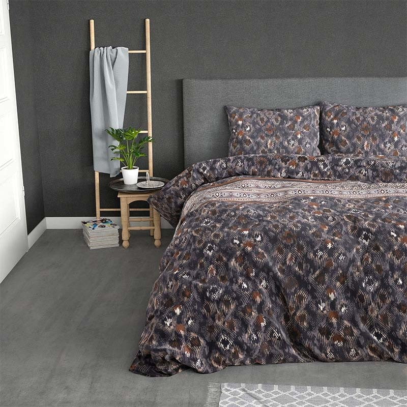 Dekbedovertrek Grace - Lits-Jumeaux (240x220 cm) - Meerkleurig Polyester-katoen - Dessin: Patroon - Sleeptime Elegance - Dekbed-Discounter.nl