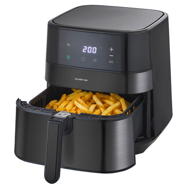 Airfryer inventum 5 liter zwart