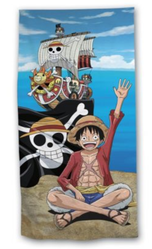 One Piece strandlaken 70 x 140 cm katoen